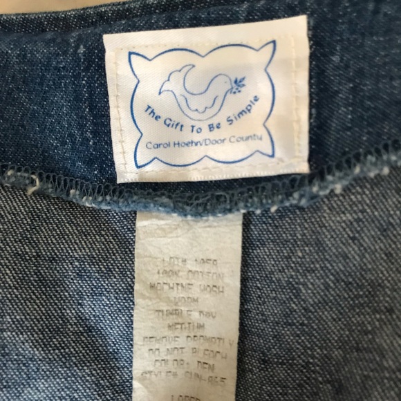 Vintage Hand Painted Jean Vest - Picture 9 of 12